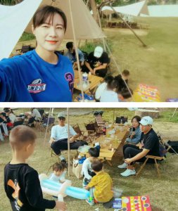 ​林丹陪老婆出游，回归家庭亲密恩爱，一脸慈爱看儿子宠溺满满