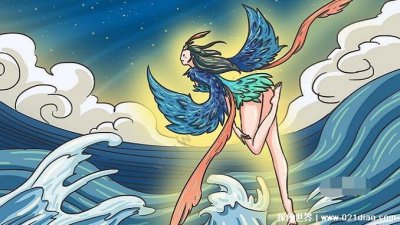 ​精卫填海中的精卫是什么，是一种鸟(炎帝女儿死后的化身)