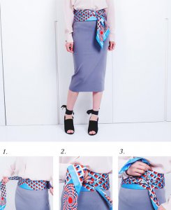 ​最简单的小方巾系法（INS小方形丝巾的5种系法教程）