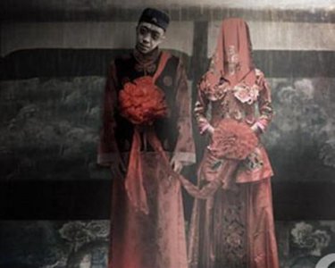 ​冥婚照片的诡异之处 一张诡异的冥婚照片