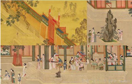 汉宫春晓图的作者是谁 高清版画了些什么内容