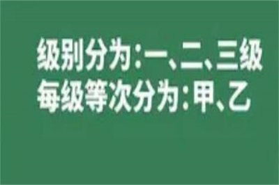 ​普通话等级划分：三级六等(不同行业要求不同)