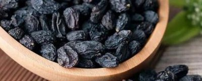 ​黑葡萄干的功效与作用