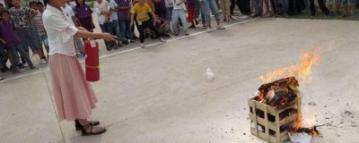 ​灭火器的使用方法口诀