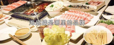 ​海底捞是哪里的品牌