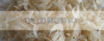 ​虾皮保质期多久?