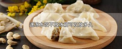 ​速冻水饺不放冰箱可以放多久