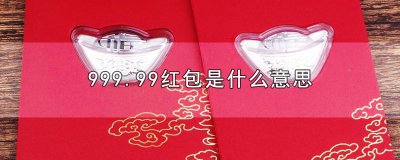 ​999.99红包是什么意思
