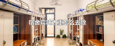 ​宿舍霉味太重怎么去除