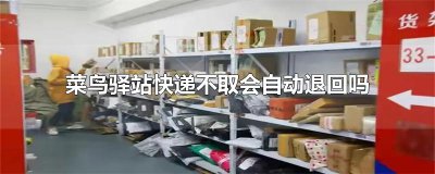 ​菜鸟驿站快递不取会自动退回吗