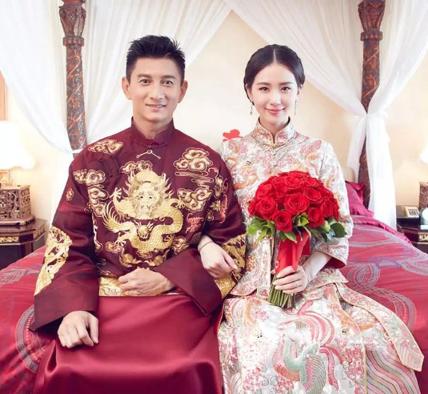 吴奇隆刘诗诗结婚照