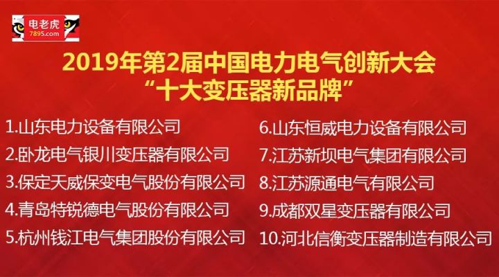 箱式变压器厂家排名（变压器创新品牌前10名）