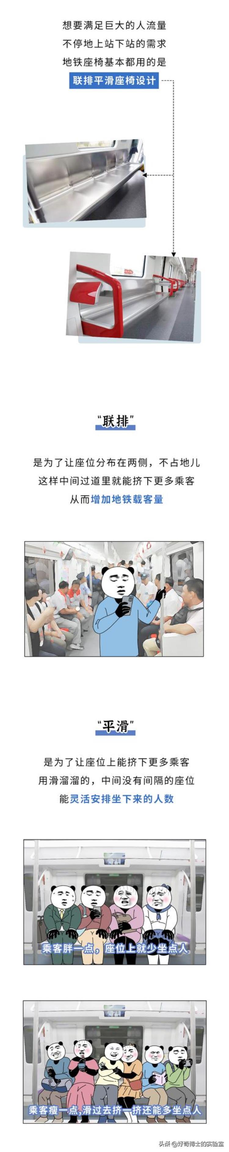 地铁坐凳为什么设计那么滑「为啥地铁里的座位都被设计成滑滑的啊」