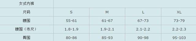 11c是多大码（衣服尺码对照表参考手册）