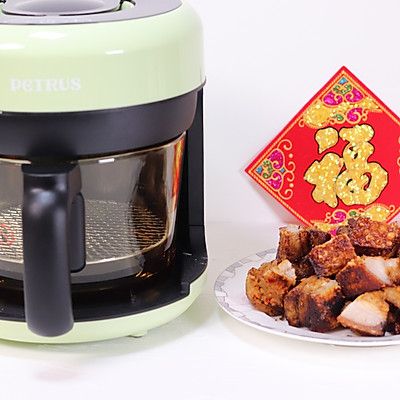 空气炸锅五花肉的做法（10分钟快手菜脆皮五花肉）