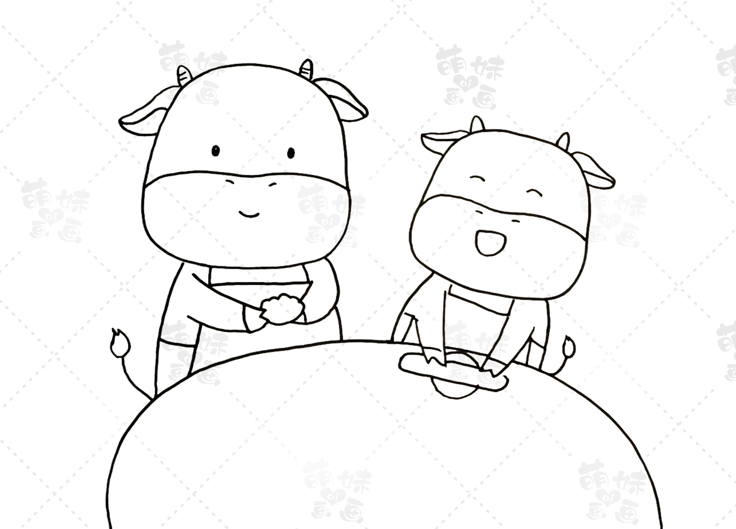 春节元素的简笔画（5款不同难度的春节主题画）