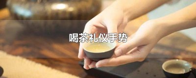 ​喝茶礼仪手势