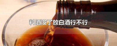 ​料酒没了放白酒行不行