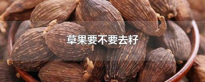 ​草果要不要去籽