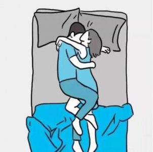 ​给你枕手臂的男人心理，从一个男人的睡觉姿势