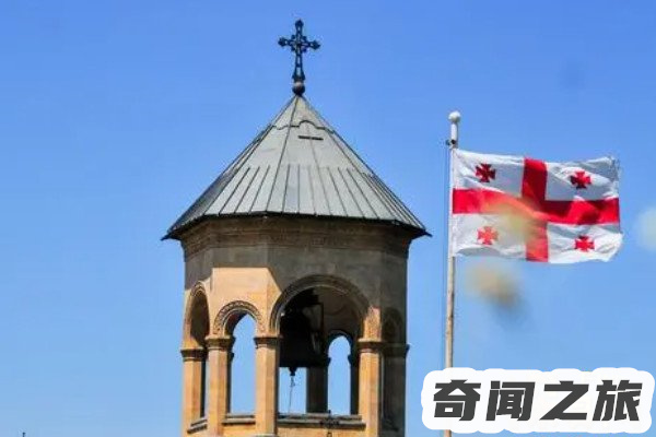 格鲁吉亚国旗白底加五个红十字(2004年正式使用)(2)_