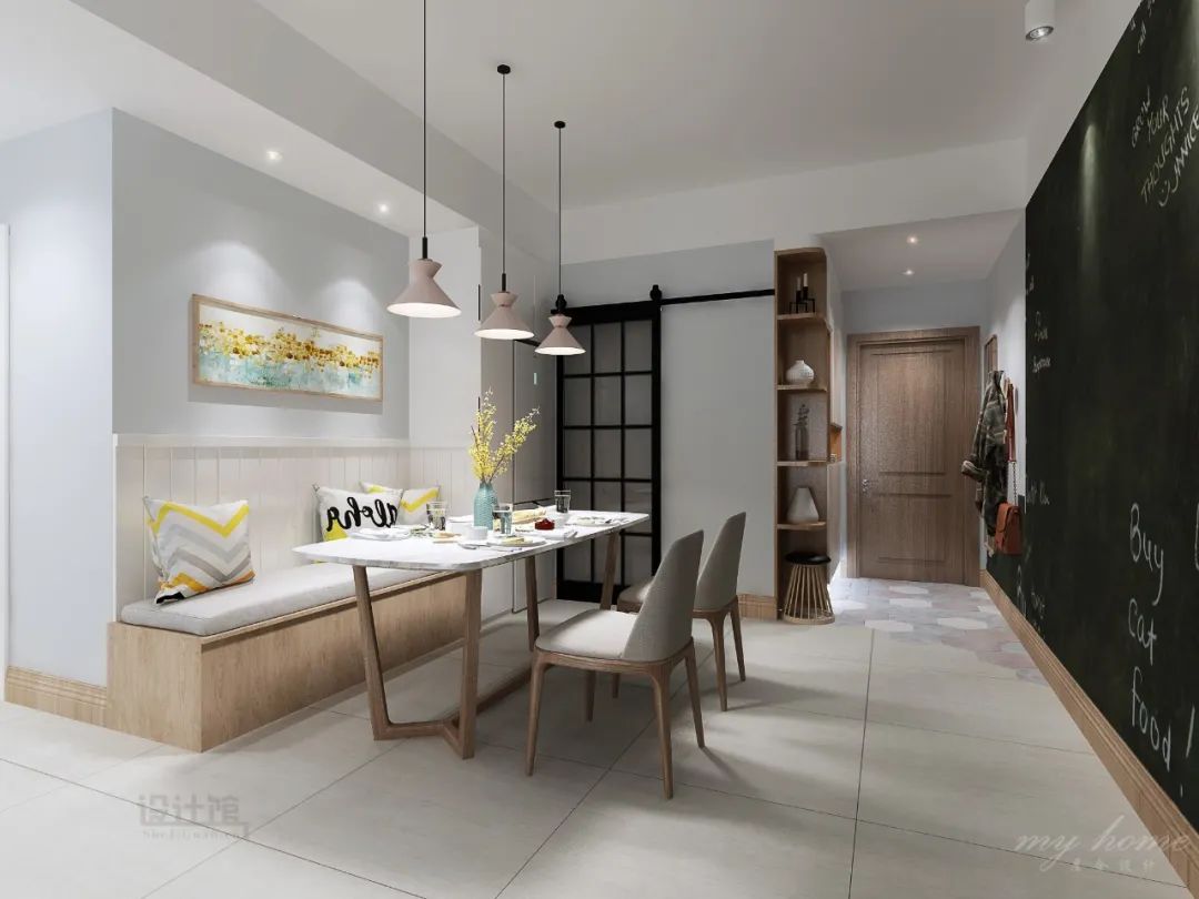 进门与餐厅的隔断怎么做（进门就是餐厅要怎么设计）(图1)