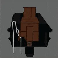 键盘红轴青轴茶轴黑轴哪个声音小有啥区别（什么轴的机械键盘声音小）(图5)