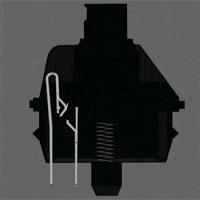 键盘红轴青轴茶轴黑轴哪个声音小有啥区别（什么轴的机械键盘声音小）(图4)