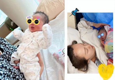 ​38岁李念官宣三胎产子 晒出一家三个娃同框照