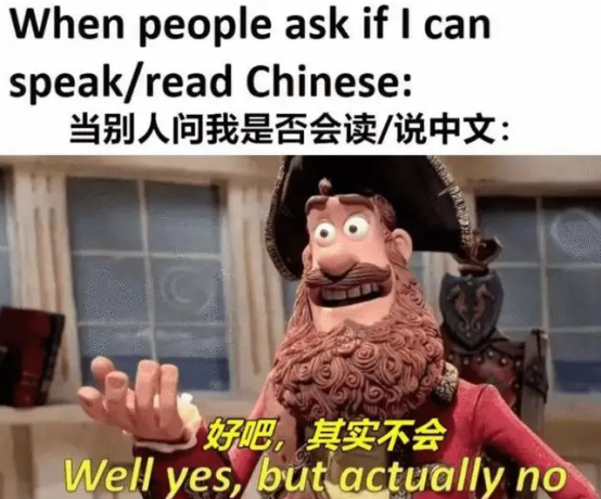 脑子瓦特了是什么意思_外国人用梗图吐槽汉语难学