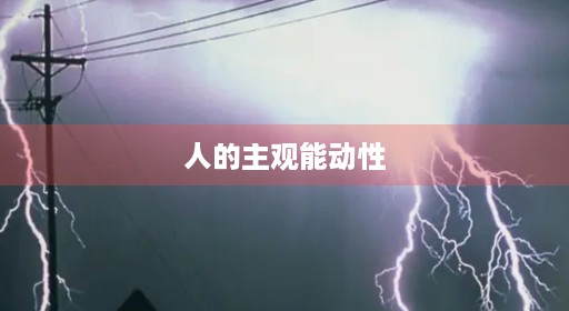 人的受限制起作用表现主观能动性能动性 人的受限制起作用表现主观能动性能动性