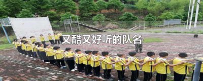 ​又酷又好听的队名