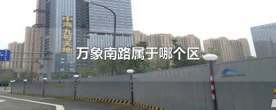 ​万象南路属于哪个区