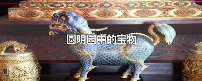​圆明园中的宝物