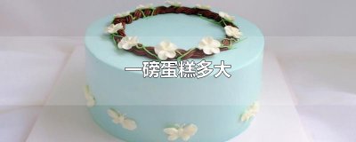​一磅蛋糕多大