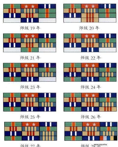 最全的中国人民解放军军衔、资历章、臂章详解