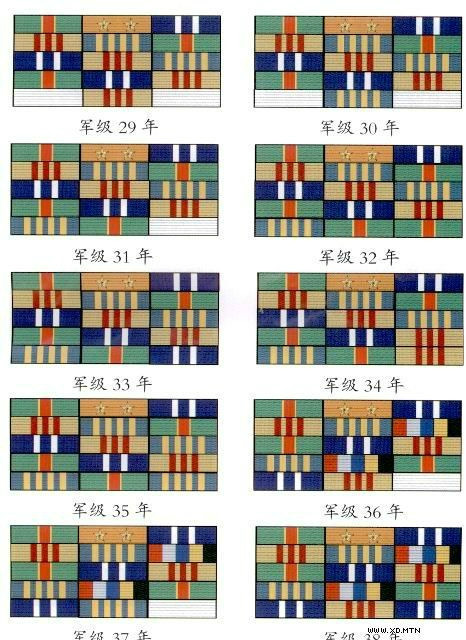 最全的中国人民解放军军衔、资历章、臂章详解