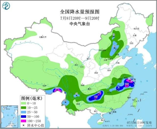 暴雨到大暴雨局部特大暴雨（超6省区市局地有暴雨或大暴雨）(4)