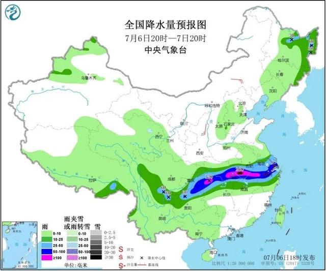 暴雨到大暴雨局部特大暴雨（超6省区市局地有暴雨或大暴雨）(2)