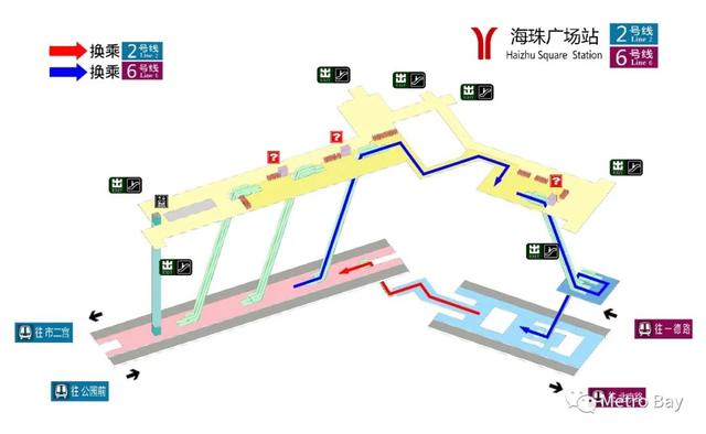 广州地铁线路图2022最新规划（妙手何在领略广州地铁八大换乘站结构设计之美）(20)