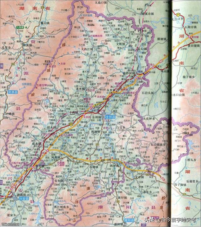 广西地区各市县地图（广西壮族自治区各市）(61)