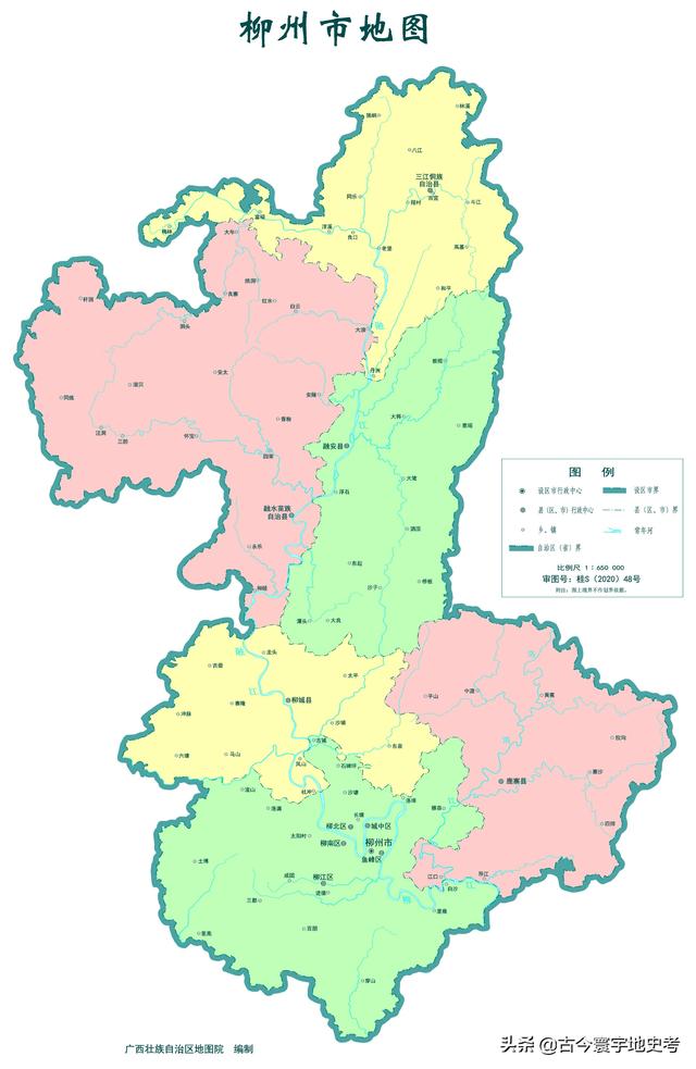 广西地区各市县地图（广西壮族自治区各市）(93)