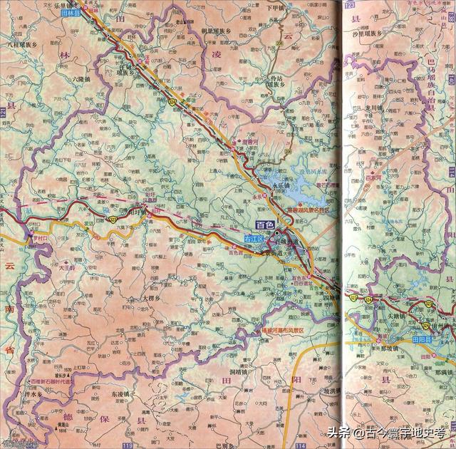广西地区各市县地图（广西壮族自治区各市）(26)