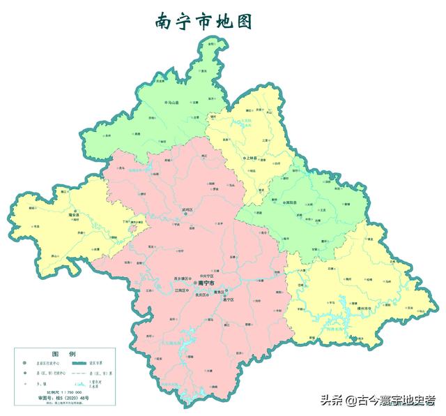 广西地区各市县地图（广西壮族自治区各市）(6)