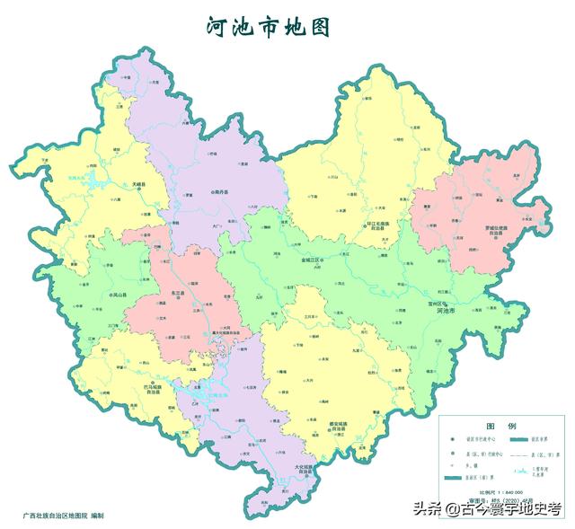 广西地区各市县地图（广西壮族自治区各市）(65)