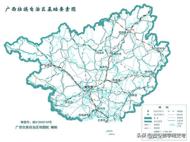 广西地区各市县地图（广西壮族自治区各市）(3)