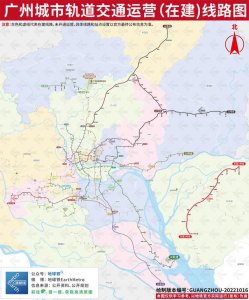 ​最新开通的广州地铁线路图（广州轨道交通运营）