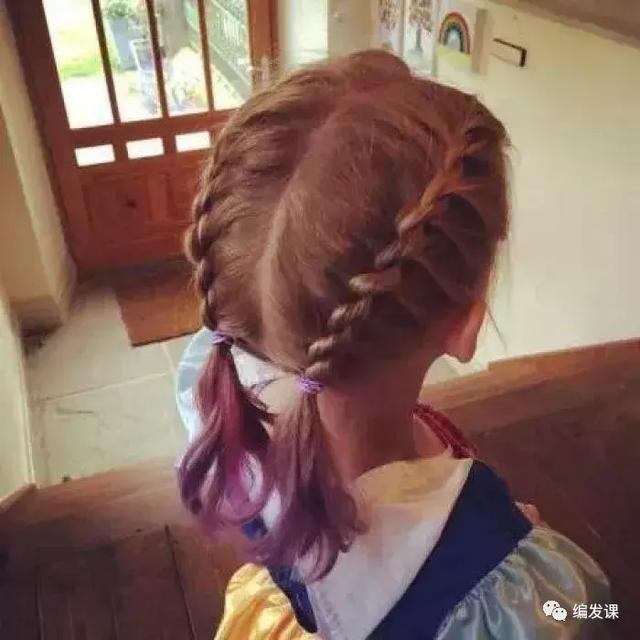 简单儿童中长编发教程（三款日常儿童编发教程）(1)