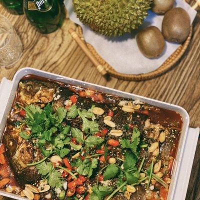 用电烤箱烤鱼怎么做好吃又简单（烤箱版的家庭香辣烤鱼最过瘾的吃法）(6)