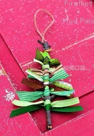 简单的圣诞树怎么做手工（15个圣诞树手工创意）(11)